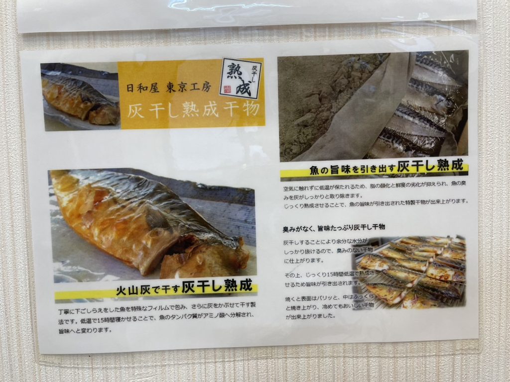 魚の灰干しの方法の説明画像です。